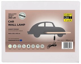 Sivé detské svietidlo Car - Candellux Lighting