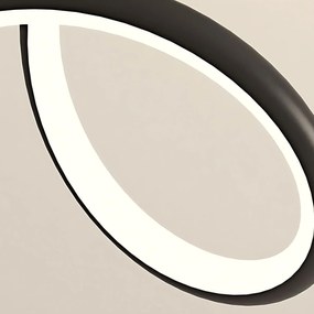 Toolight Toolight, LED závesné svietidlo 120cm, 36W, 3000K, LHJ030-CP, čierna, OSW-50013