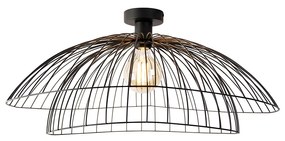 Inteligentné stropné svietidlo čierne 60 cm vrátane Wifi G95 - Pua