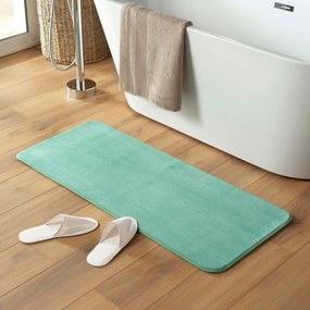 Tyrkysovomodrá kúpeľňová predložka 50x120 cm Vitamine – douceur d'intérieur