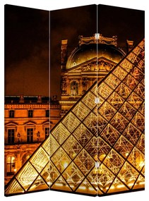 Paraván - Louvre v Paríži (126x170 cm)