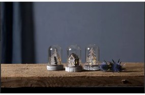 Eglo 410046 - SADA 3x LED Vianočná dekorácia KUPOL 1xLED/0,06W/1xCR2032 hnedá