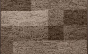 Associated Weavers, Protišmykový behúň na mieru Icona 44, šíre 120 cm, hnedá, chodba / predsieň