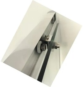 Jedna strana sprchového kúta RAVAK Blix BLRV2K-100 satin+Grape 1XVA0U00ZG