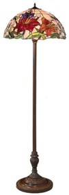 Stojacia vitráž lampa ORCHIDEA 40*170