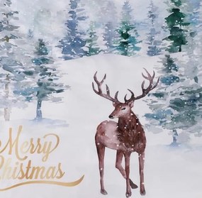 Obliečky DEPPA DEER 3-dielna sada 140x200 cm