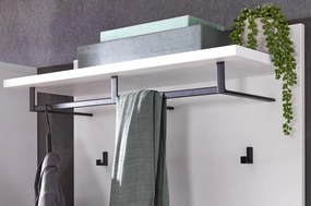 Predsieňový šatníkový panel Memphis, biely/dub artisan