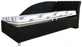 Jednolôžková posteľ (váľanda) 90 cm Pearline Plus (so 7-zónovým matracom lux) (P). Vlastná spoľahlivá doprava až k Vám domov. 774159