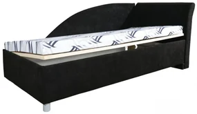 Jednolôžková posteľ (váľanda) 90 cm Pearline Plus (s molitanovým matracom) (P). Vlastná spoľahlivá doprava až k Vám domov. 774156