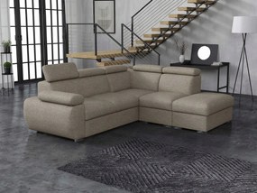 Rohová sedačka Gozo 2RR1P (svetlohnedá) (s úl. priestorom) (p)