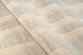 Koberec TEXTURA 488.17.LA101 Osta sivý / krémový
