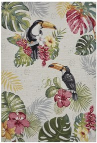 Koberec Hanse Home Flair Tropical Dream krémový / viacfarebný