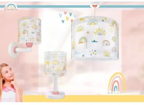 Dalber 41192 - Detský luster RAINBOW 1xE27/15W/230V pestrofarebný