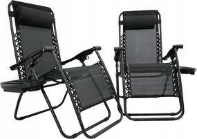 CH Záhradné skladacie lehátko -polohovateľné