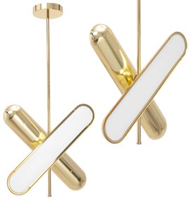 Toolight - LED závesné svietidlo APP832-CP, zlatá, OSW-01049