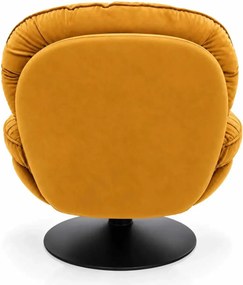 LuxuryForm DESIGN Relaxačné otočné kreslo LUNA - medové