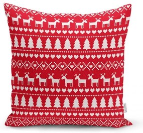 Súprava 4 vianočných obliečok na vankúš a behúň na stôl Minimalist Cushion Covers Christmas