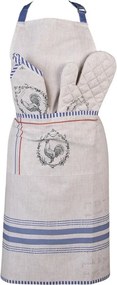 Béžová bavlnená chňapka - podložka s kohútom Devine French Roster - 20*20 cm