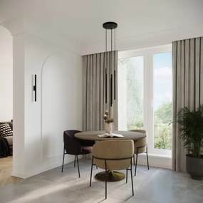 Sollux SL.1176 - Luster na lanku PASTELO 5xG9/8W/230V čierna