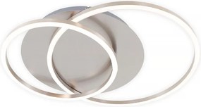 LED stmievateľné stropné svietidlo LED/28W/230V 3000K matný chróm