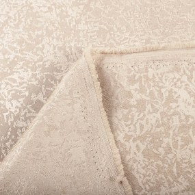 Biante Dekoračný záves TF-097 Venezia púdrovo béžový - š. 150 cm 150x150 cm