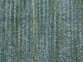 Prikrývka 130 x 170 cm zelená/modrá PAIRE Beliani