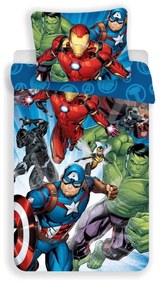JERRY FABRICS Obliečky Avengers Brands 02 Bavlna, 140/200, 70/90 cm