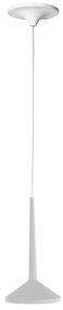 Biele závesné svietidlo SULION Rita, výška 100 cm