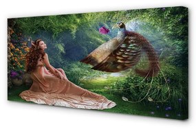 Obraz canvas Bažant female forest 125x50 cm