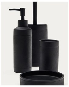 Čierny dávkovač mydla z polyresínu 420 ml Sisel – Kave Home