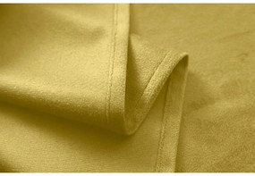 Zatemňovacia záclona VELVET 140x270 cm, horčicová Zavesenie: Riasiaca páska