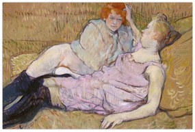 Obraz - Henri de Toulouse-Lautrec, The Sofa, reprodukcia (90x60 cm)