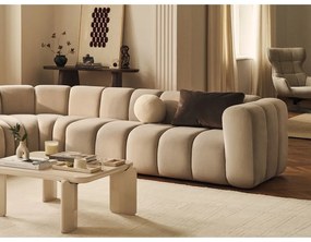 Tmavosivá ženilková modulárna rohová pohovka Lupine – Micadoni