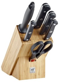 Zwilling Gourmet bambusový blok nožov 7 ks, 36131-002