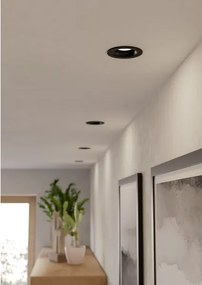Eglo 902274-SADA 3xLED Kúpeľňové podhľadové svietidlo SALABATE LED/4,9W/230V pr.8,8cm IP65 čierna