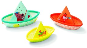 Lilliputiens – 3 plávajúce lodičky – hračka do vody