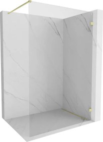 Mexen Lunar sprchová stena pravá 60 x 200 cm, 8mm číre sklo, zlatá matná, 830-060-000-55-00-P