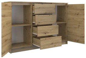 Komoda 2D4S 120 cm dub artisan