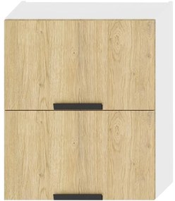 Kuchynská skrinka Denis w60grf/2 dub london/biela