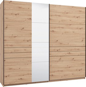 XXXLutz ŠAT. SKRIŇA S POSUV. DVERAMI, dub artisan, 245/217,5/61 cm Xora - Skrine - 000834015305