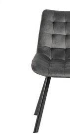 Noela Zamatová jedálenská stolička BELLA šedá