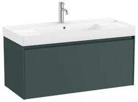 Kúpeľňová skrinka s umývadlom Roca ONA 100x50,5x46 cm zelená mat ONA1001ZZM, 1 ks
