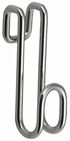AQUALINE 37020 závesný háčik na sprchové zásteny, strieborná