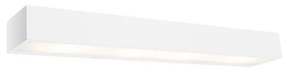 Dizajnové predĺžené nástenné svietidlo biele 60 cm - Houx
