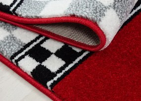 Koberce Breno Kusový koberec KIDS 460 Red, červená, viacfarebná,120 x 170 cm