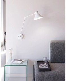 Biele nástenné svietidlo Dione – Kave Home