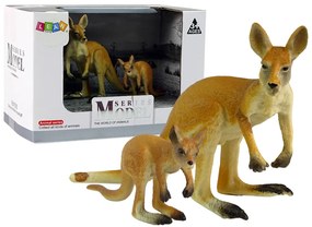 Lean Toys Sada figúrok zvieratiek - Kengury