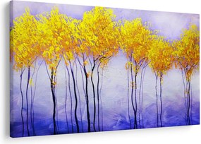 Obraz žltých stromov (90x60 cm)