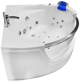 M-SPA - Kúpeľňová vaňa s hydromasážou 135 x 135 x 63 cm