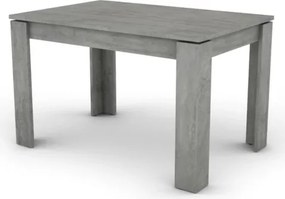Jedálenský stôl Inter 120x80 cm, šedý betón%